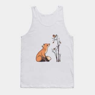 Fuchs und Rotkehlchen Tank Top